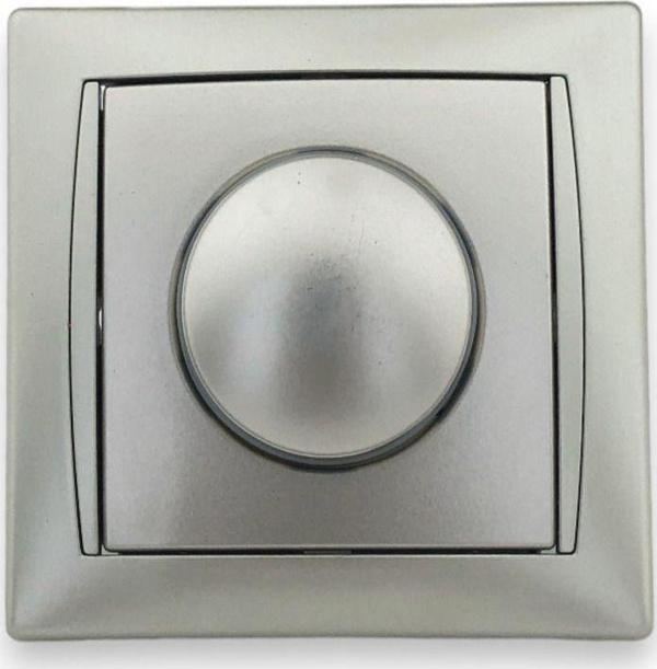 Tek-İş Titanyum Metalik Bej Sıva Altı Dimmer Anahtar 600 W - Image 1
