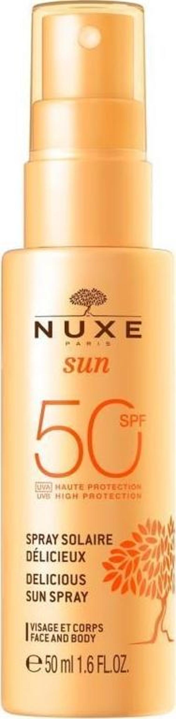 NUXE Sun SPF50+ Delicious Sun Spray 50 ml - Image 1