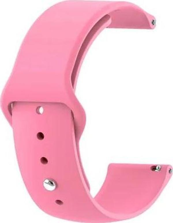 Winex 42-49mm Yeni Nesil Apple Uyumlu Akıllı Saat Kordonu Silikon Pembe - Image 1