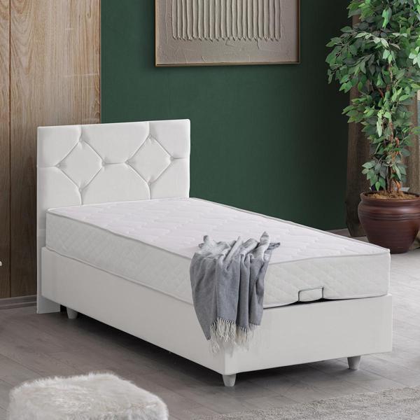 Setay Glamis Tek Kişilik Baza Başlık Letto Yatak Seti - Image 1