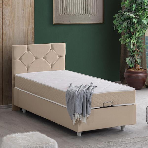 Setay Glamis Tek Kişilik Baza Başlık Letto Yatak Seti - Image 1