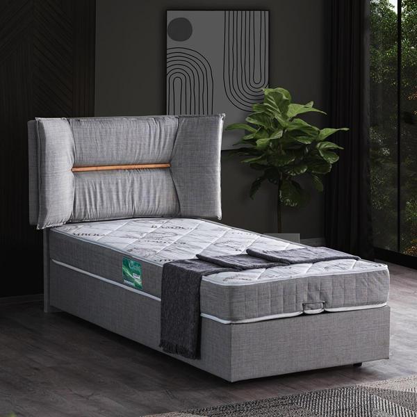 Setay Lizbon Tek Kişilik Baza Başlık Comfort Yatak Seti - Image 1