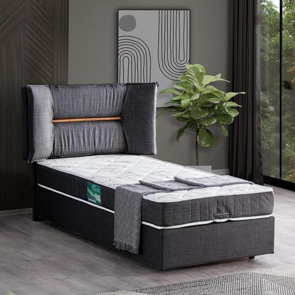 Setay Lizbon Tek Kişilik Baza Başlık Comfort Yatak Seti - Image 1