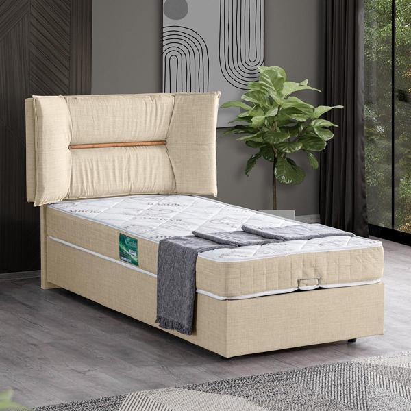 Setay Lizbon Tek Kişilik Baza Başlık Comfort Yatak Seti - Image 1