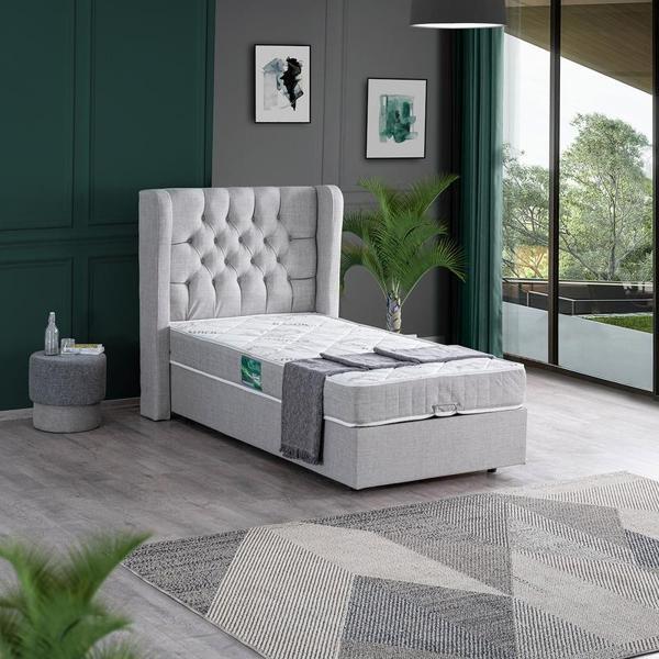 Setay Riga Tek Kişilik Baza Başlık Comfort Yatak Seti - Image 1