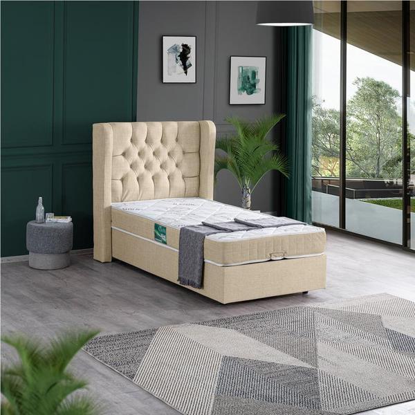 Setay Riga Tek Kişilik Baza Başlık Comfort Yatak Seti - Image 1