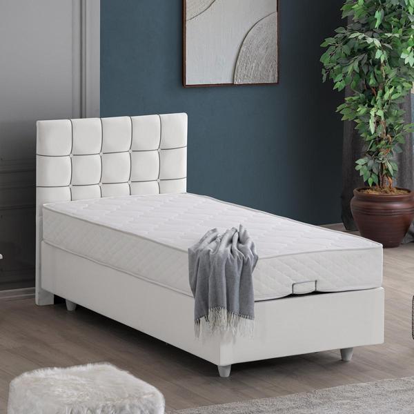 Setay Tavira Tek Kişilik Baza Başlık Letto Yatak Seti - Image 1