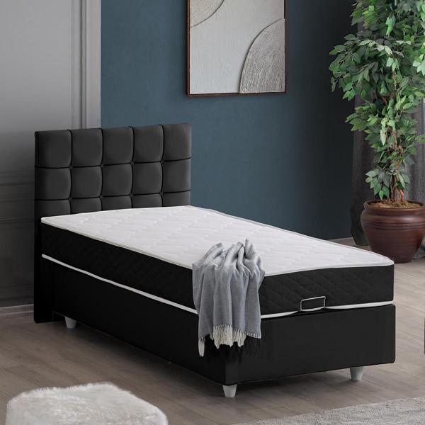 Setay Tavira Tek Kişilik Baza Başlık Letto Yatak Seti - Image 1