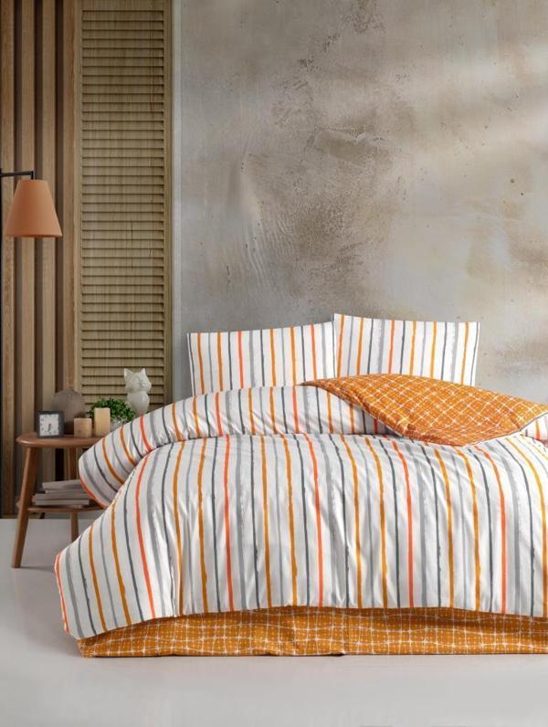 Wavy Strıpe Çift Kişilik Nevresim Takımı - Image 1