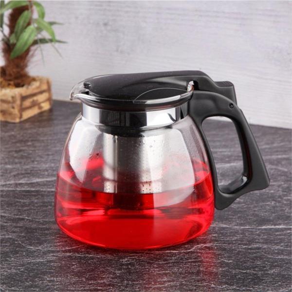 Cam Demlik Bitki Çayı İçin Demlik 900 ML - Image 1