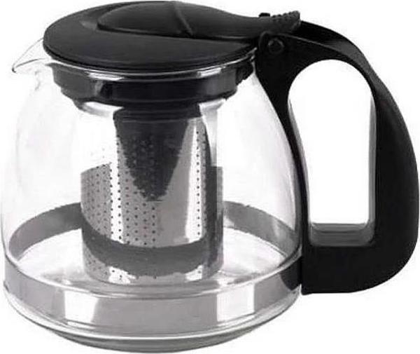 Süzgeçli Cam Demlik Bitki Çayı İçin Demlik 1500 ML - Image 1