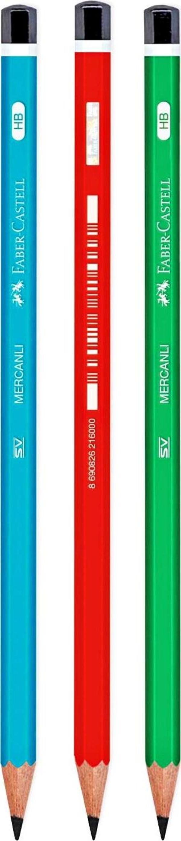 Faber-Castell Mercanlı Kurşun Kalem - 4 Adet - Image 1