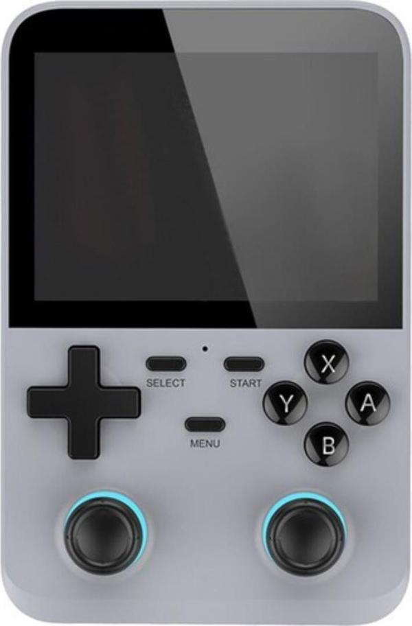 Cosmostech D007 Plus Android Taşınabilir Retro El Atarisi Game Oyun Konsolu HD IPS 3.5 Ekran -10.000+ Oyunlu Gri - Image 1