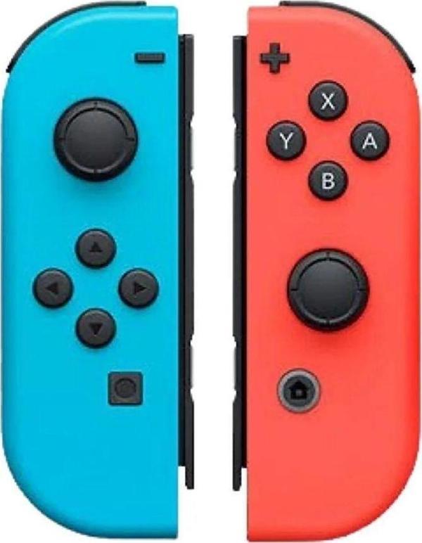 Cosmostech NS Switch Uyumlu 2'li J-C Joycon PAD Controller Gamepad Oyun Kolu Kırmızı-Mavi - Image 1