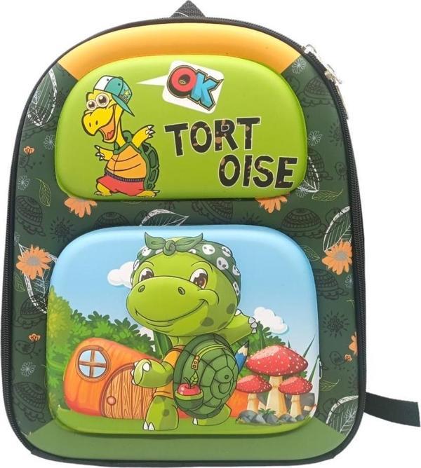 Unick Color Turtle Kabartmalı Orta Boy Sırt Çantası - Image 1
