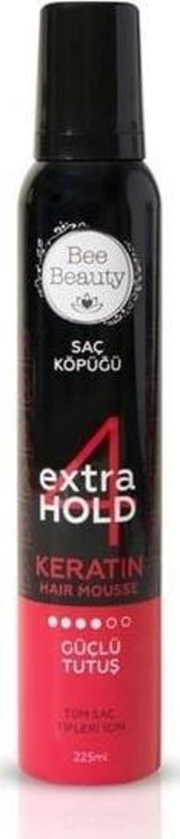 Bee Beauty Keratin Güçlü Tutuş Saç Köpüğü 225 ML - Image 1