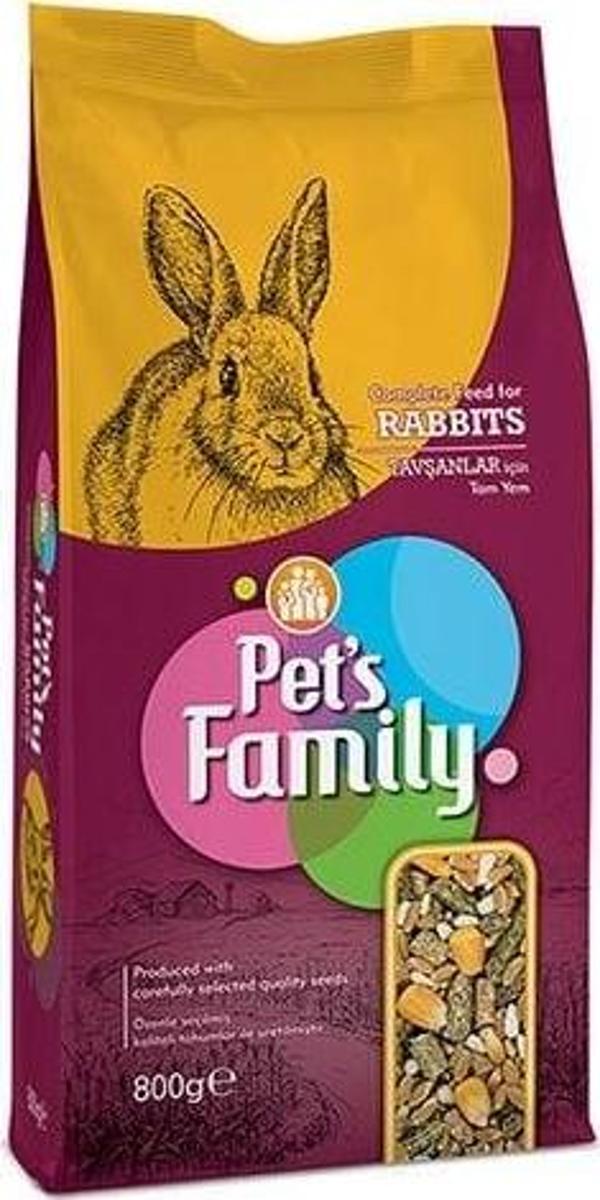 Pets Family Kemirgen Tavşan Yemi 800 gr - Image 1
