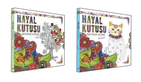 Hayal Kutusu Boyama Kitaplığı Seti-2 Kitap Takım - Eksik Parça Yayınları - Image 1