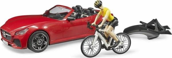 Bruder Br03485 Roadster Araba & Bisiklet ve Sürücüsü - Image 1