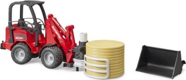 Bruder Schaffer Yükleyici 2630 - İlave Kıskaç ve Balya BR02192 - Image 1