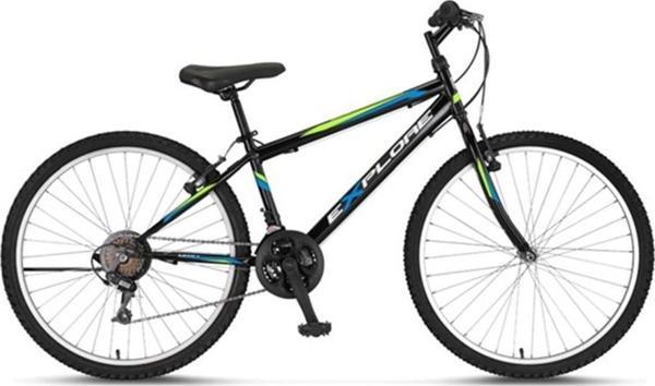 ÜMİT 2433 EXPLORER ERKEK DAĞ BİSİKLETİ V 24 JANT 21 VİTES SİYAH LİME - Image 1