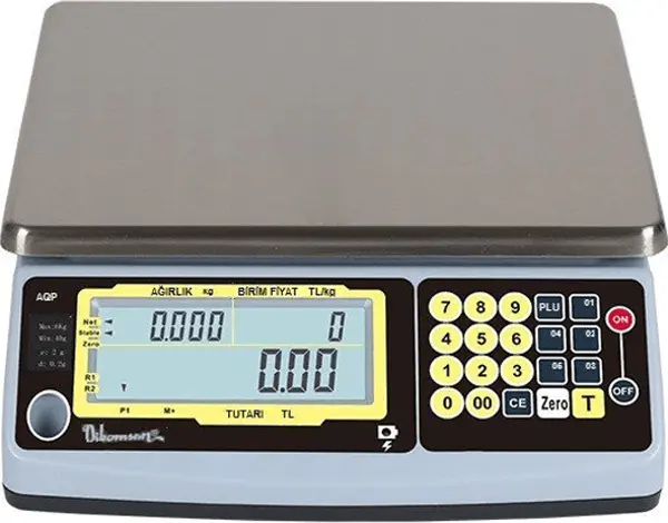 Dikomsan AQP 30 Kg 5 Gr Tutar Hesaplamalı Terazi - Image 1