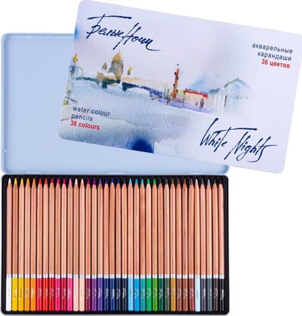 ST. PETERSBURG Whıte Nıghts Aquarell Kalem 36lı Set Metal Kutu - Image 1