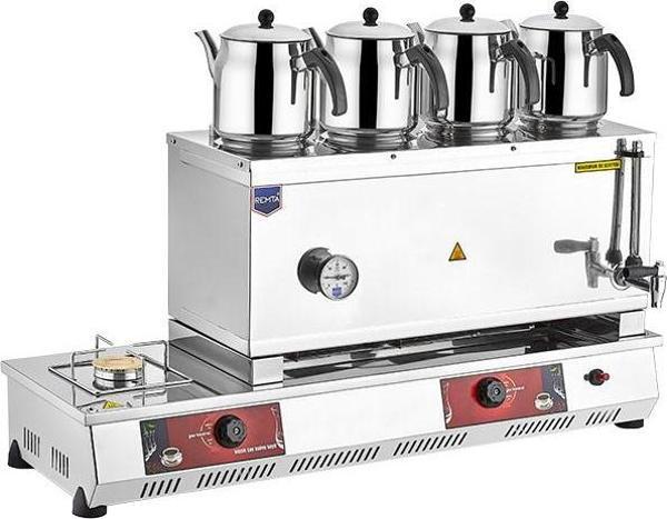 Remta 43 L Doğalgazlı 85 Model 4 Demlikli Kahveci Takımlı Çay Kazanı - Image 1