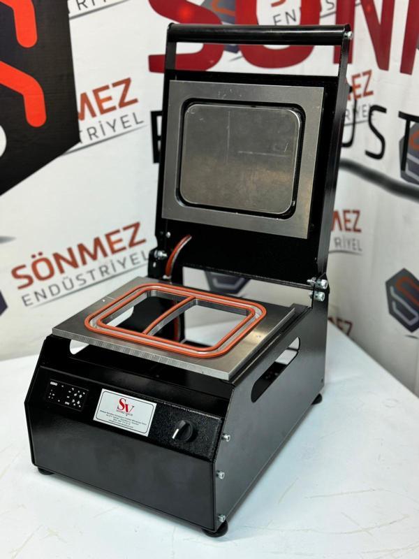 Sönmez Manuel Kase Kapatma 2 Gözlu Tabak Kapatma Makinesi Black - Image 1