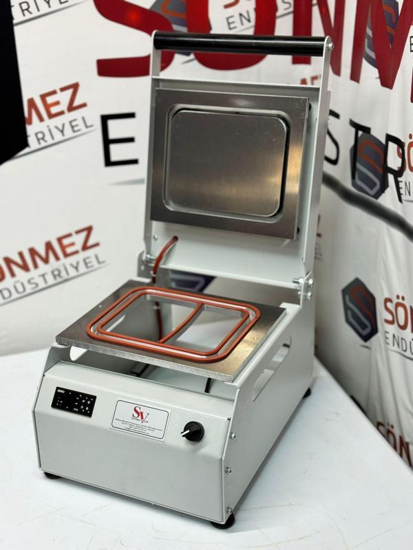 Sönmez Manuel Kase Kapatma 2 Gözlu Tabak Kapatma Makinesi White - Image 1