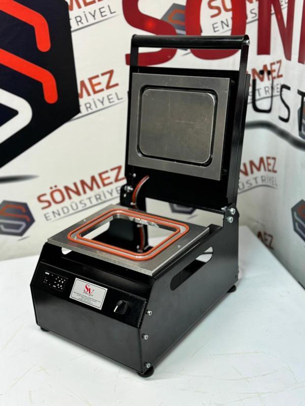 Sönmez SV 350 Manuel Tekli Kase Tabak Kapatma Makinesi Black - Image 1