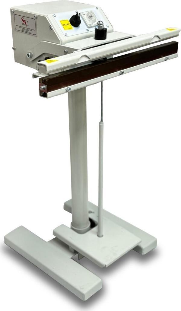 Sönmez Vakum Pedallı 45Cm Pro Naylon Poşet Yapıştırma Makinesi Yerli ÜretimWhite - Image 1