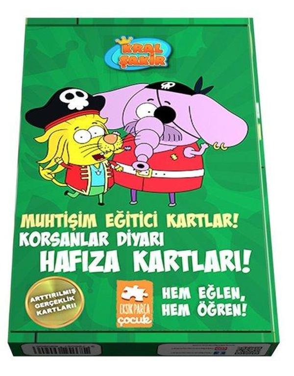 Kral Şakir-Korsanlar Diyarı Hafıza Kartları!-Muhtişim Eğitici Kartlar! - Eksik Parça Yayınları - Image 1