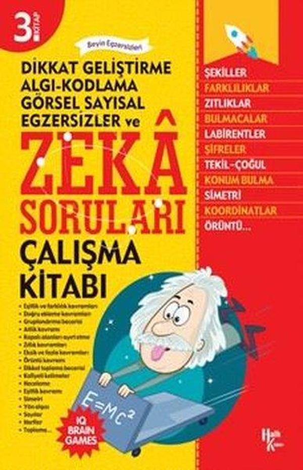 Zeka Soruları 3.Kitap-Çalışma Kitabı - Halk Kitabevi Yayınevi - Image 1
