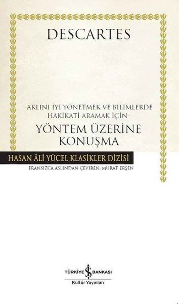 Yöntem Üzerine Konuşma-Hasan Ali Yücel Klasikler - İş Bankası Kültür Yayınları - Image 1