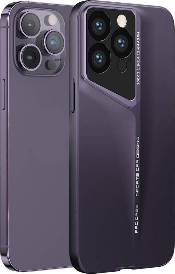 iPhone 14 Pro Max Kılıf Ultra İnce Kameralı Korumalı Sert Rubber Procase Kapak - Image 1