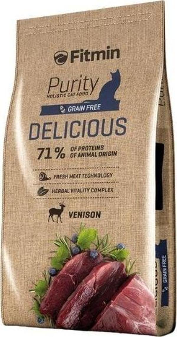 Fitmin Purity Delicious Taze Av Etli Tahılsız Yetişkin Kedi Maması 10 Kg - Image 1
