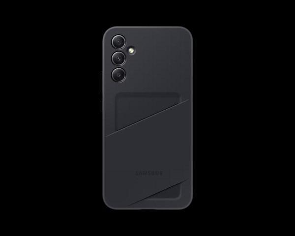 Samsung A34 Orijinal Kartlı Kılıf - Siyah - Image 1