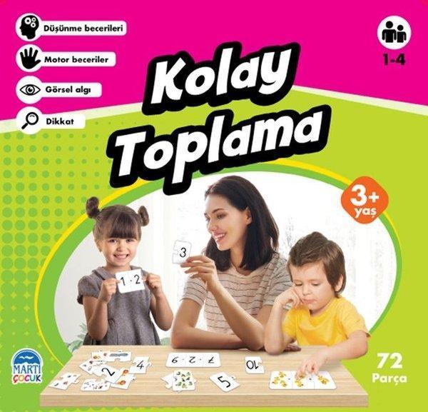 Kolay Toplama-Eğitici Yapboz 3+ Yaş - Martı Yayınları Yayınevi - Image 1