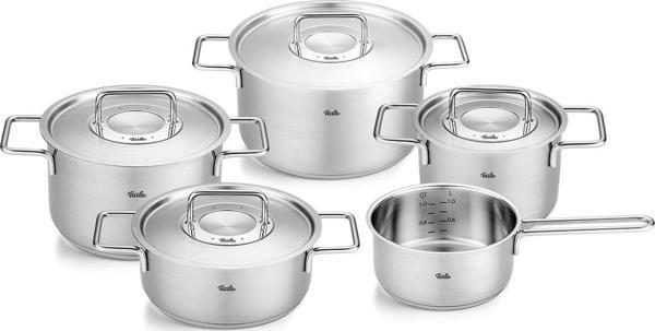 Fissler Pure Collection 9 Parça Metal Kapak Çelik Tencere Seti - Image 1