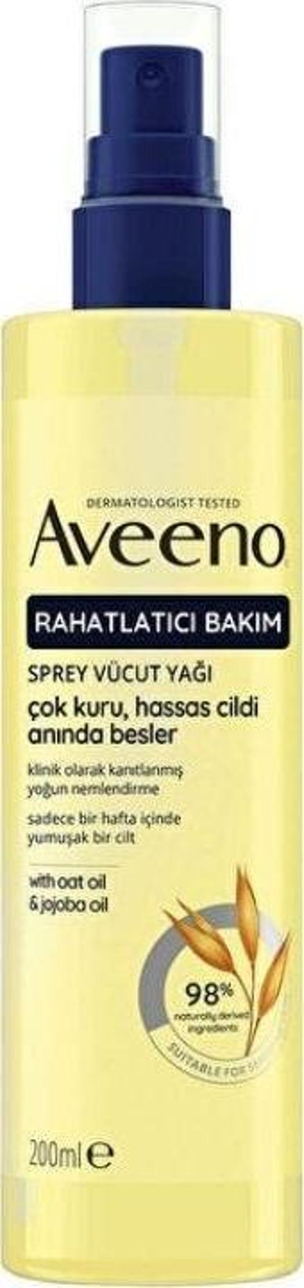 Aveeno Skin Relief Cilt Rahatlatıcı Vücut Yağı Spreyi 200 ml - Image 1