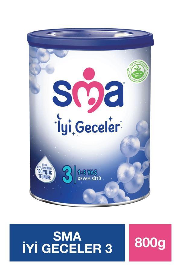 SMA İyi Geceler 3 1-3 Yaş Devam Sütü 800  gr - Image 1