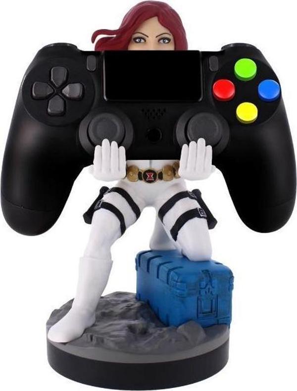 EXG Pro Cable Guys Marvel Black Widow White Suıt Phone and Controller Holder - Image 1