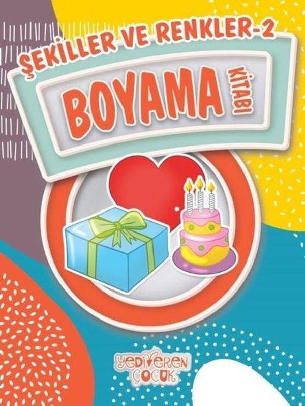 Şekiller ve Renkler 2-Boyama Kitabı - Yediveren Çocuk - Image 1