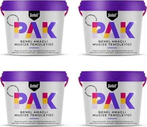 Pak Genel Amaçlı Mucize Temizleyici 500 Gr X 4 Adet - Image 1