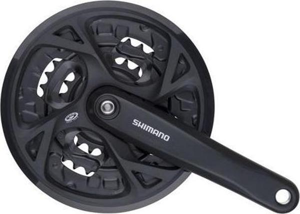 Shimano FC-M371 Bisiklet Aynakol 9 Vites Siyah 48x36x26T 170mm - Image 1