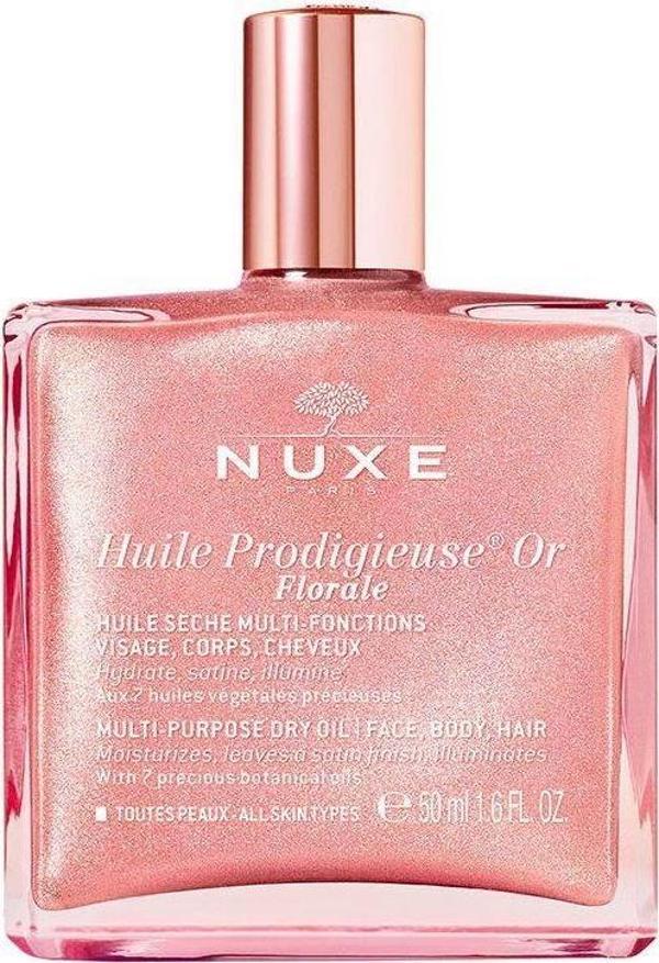 Nuxe Huile Prodigieuse OR Pembe Parıltılı Çiçeksi Çok Amaçlı Kuru Yağ 50 ml - Image 1