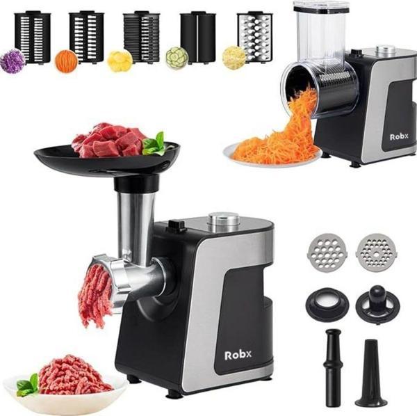 Robx R10 Çok Fonksiyonlu Içli Köfte Sosis Yapma & Salata Peynir Doğrama Dilimleme Makinesı - Image 1