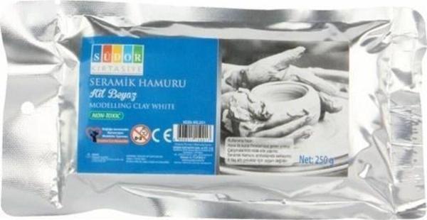 Südor Seramık Kıl 250 G Beyaz Kil251 - Image 1