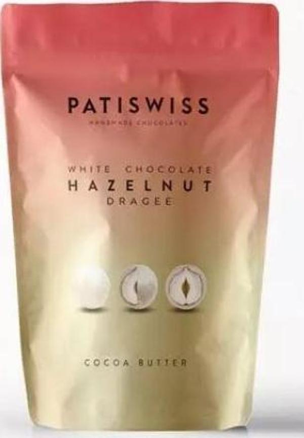 Patiswiss Beyaz Çikolatalı Fındık Draje - Image 1